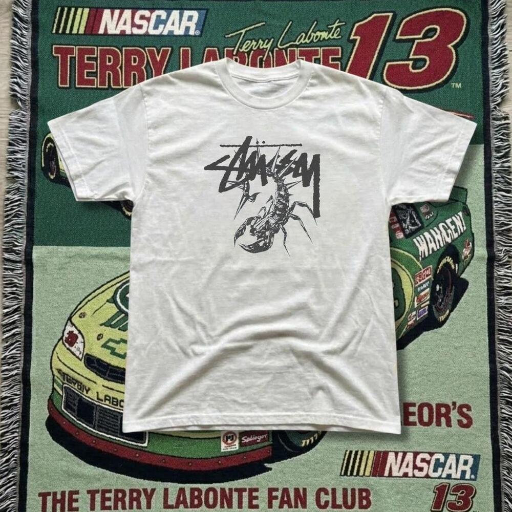 Stussy White Scorpion T-Shirt